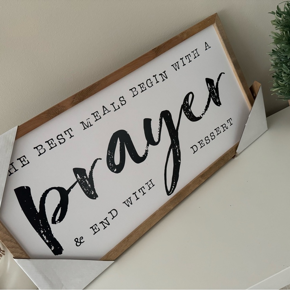 Prayer kitchen wall art new